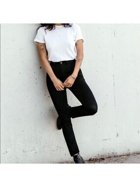 Imogene + Willie Elizabeth High Rise Slim Black Jeans Size 25